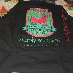 Simply Southern Yorkie Tee (never worn)